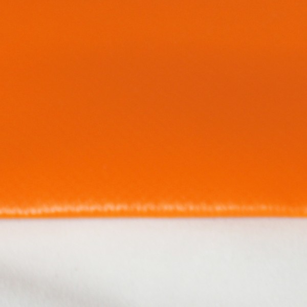 PVC matt mit Saum und ohne Ösen, orange dunkel